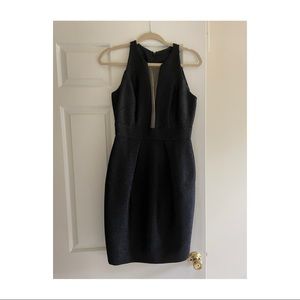 Womens black cocktails dress